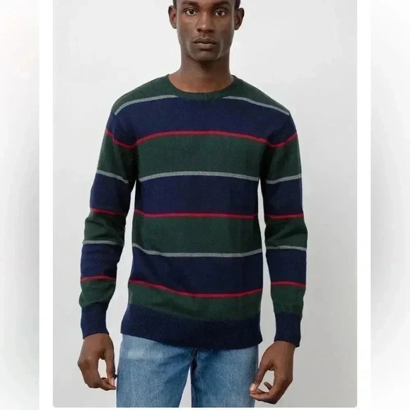 NWT Rails Kent Rugby Stripe Sweater size Large - Picture 1 of 12
